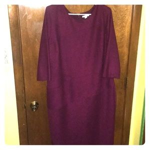 Maroon midi dress super cute